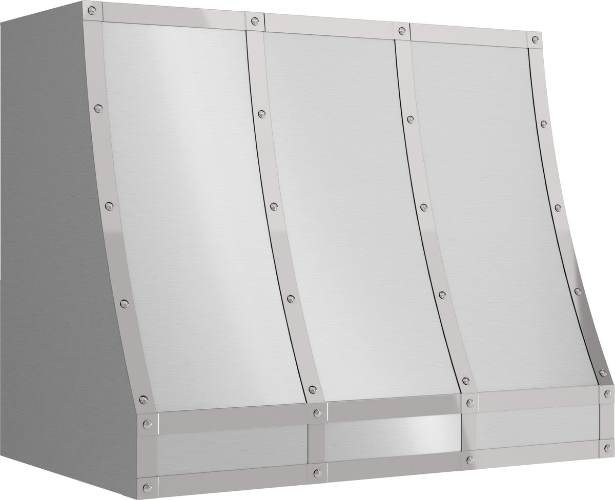 Zephyr - 36 inches - Convertible - Shell Range Hood - Stainless Steel