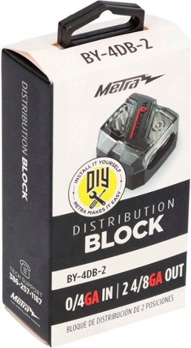 Metra - Power/Ground Distribution Block - Black