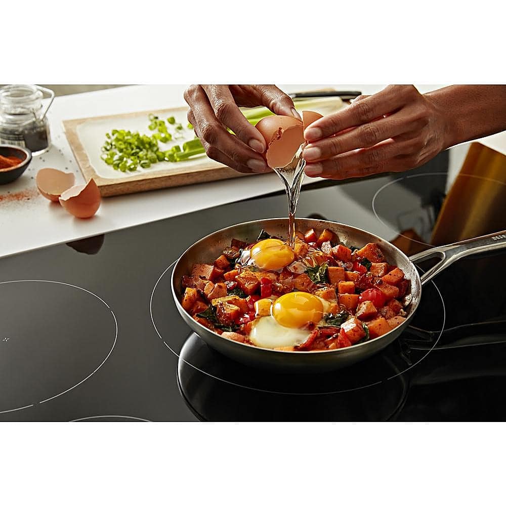 KitchenAid - 30 in. Wide 5 element Built-In Electric Induction Cooktop - Black