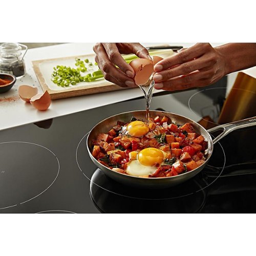 KitchenAid - 30 in. Wide 5 element Built-In Electric Induction Cooktop - Black