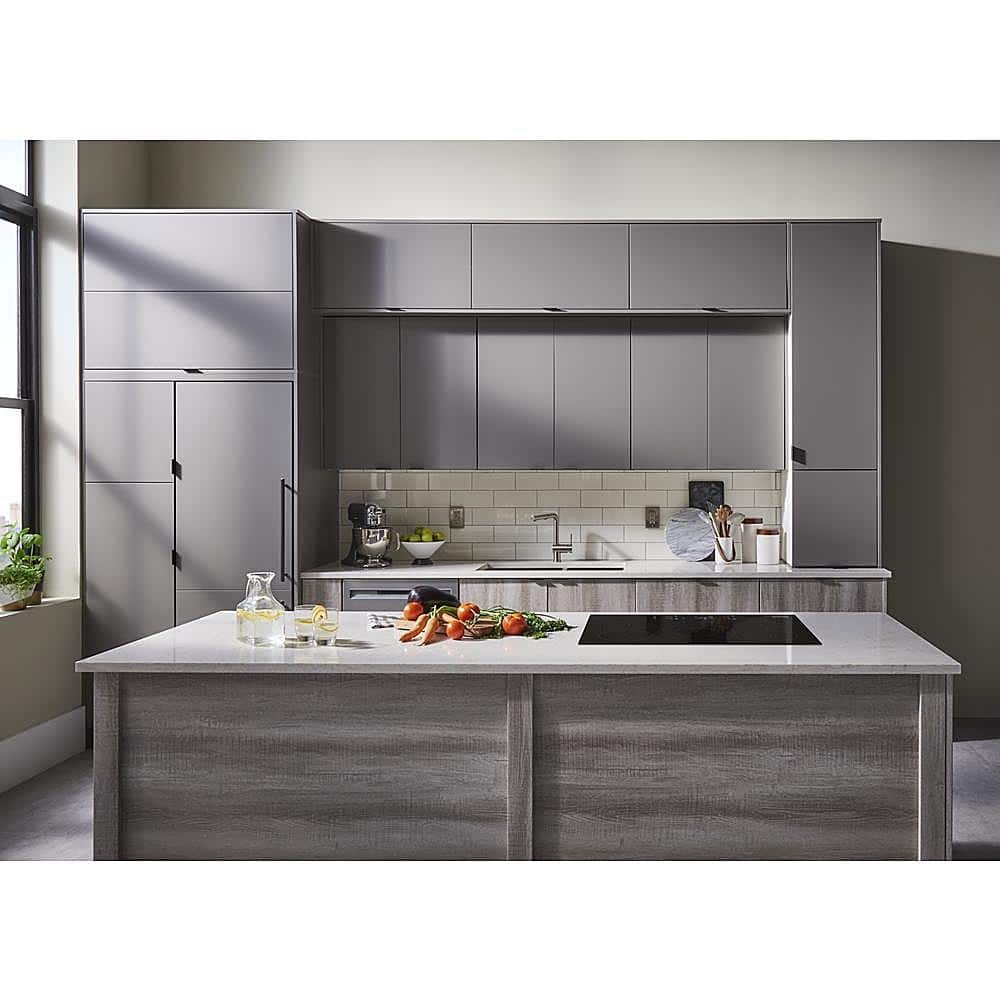 KitchenAid - 30 in. Wide 5 element Built-In Electric Induction Cooktop - Black