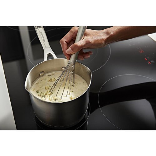 KitchenAid - 36 in. Wide 5 element Built-In Electric Induction Cooktop with Sensor Induction Technology - Black