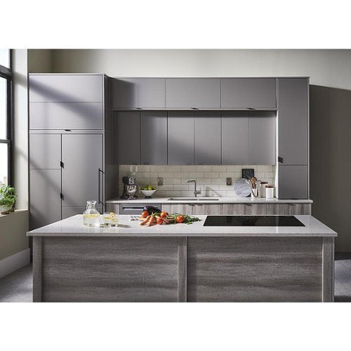 KitchenAid - 36 in. Wide 5 element Built-In Electric Induction Cooktop with Sensor Induction Technology - Black