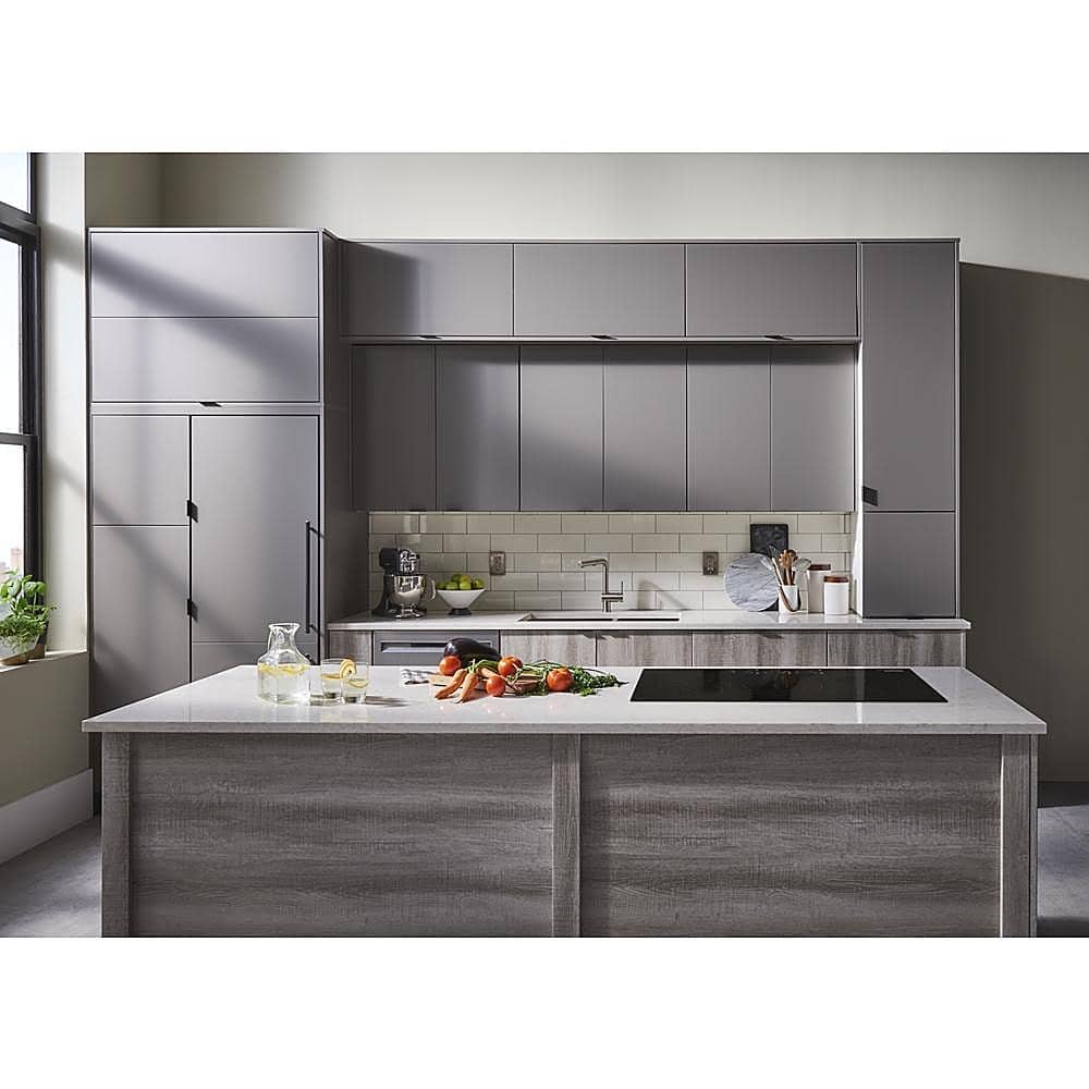 KitchenAid - 36 in. Wide 5 element Built-In Electric Induction Cooktop with Sensor Induction Technology - Black
