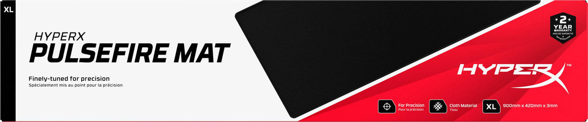 HyperX - Pulsefire Mat Gaming Mouse Pad (XL) - Black