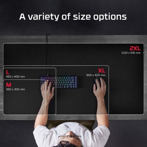 HyperX - Pulsefire Mat Gaming Mouse Pad (XL) - Black