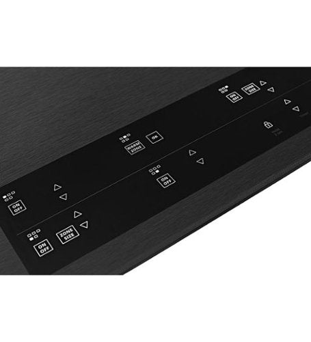 Whirlpool - 30 in. Wide 5 element Built-In Electric Cooktop with FlexHeat Dual Radiant Element - Black