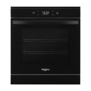 Whirlpool - 24" Built-In Single Electric Convection Wall Oven with Adjustable Self-Clean Cycle - Black
