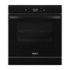 Whirlpool - 24" Built-In Single Electric Convection Wall Oven with Adjustable Self-Clean Cycle - Black