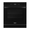 Whirlpool - 24" Built-In Single Electric Convection Wall Oven with Adjustable Self-Clean Cycle - Black