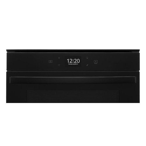 Whirlpool - 24" Built-In Single Electric Convection Wall Oven with Adjustable Self-Clean Cycle - Black