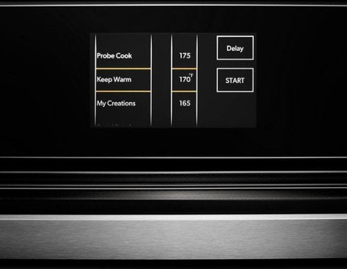 JennAir - 30" Built-In Single Electric Wall Oven - Floating Glass Black