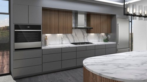 JennAir - 30" Built-In Single Electric Wall Oven - Floating Glass Black