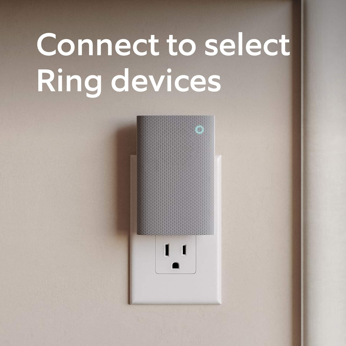Ring - Chime Plus-Crisp, clear audio alerts for select devices, built-in night-light, customizable tones, easy setup - White