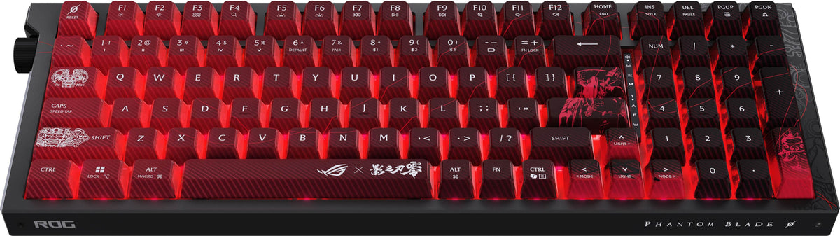 ASUS - ROG Strix Morph 96% Wireless Mechanical RGB Gaming Keyboard with Hot-Swappable ROG NX Snow Switches - Phantom Blade Zero Edition