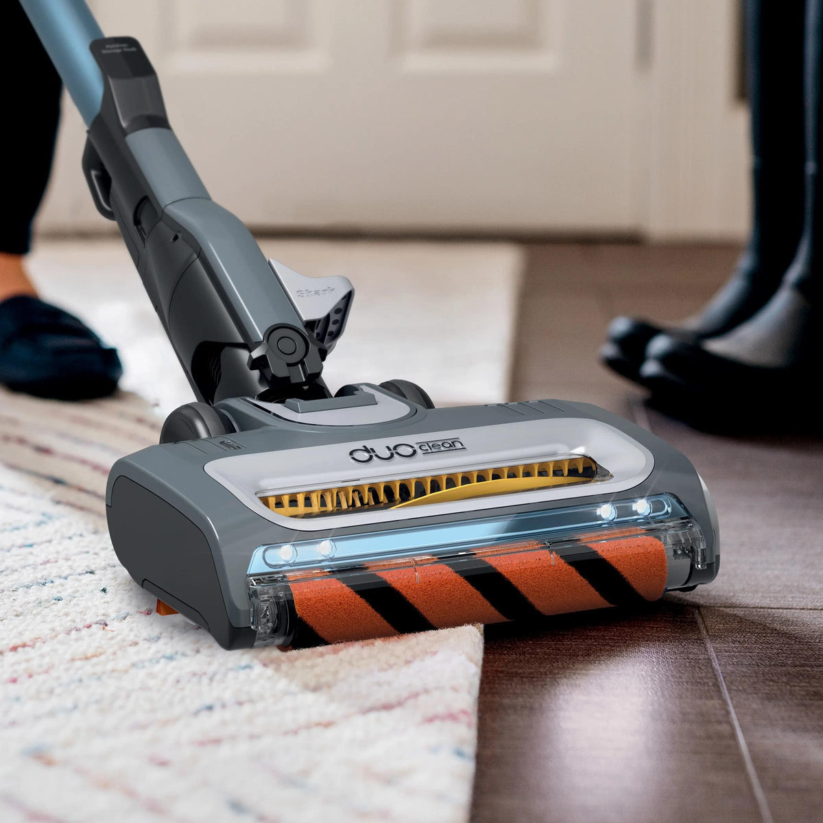 Shark - Refurbished Performance UltraLight Corded Stick Vacuum with DuoClean - Blue