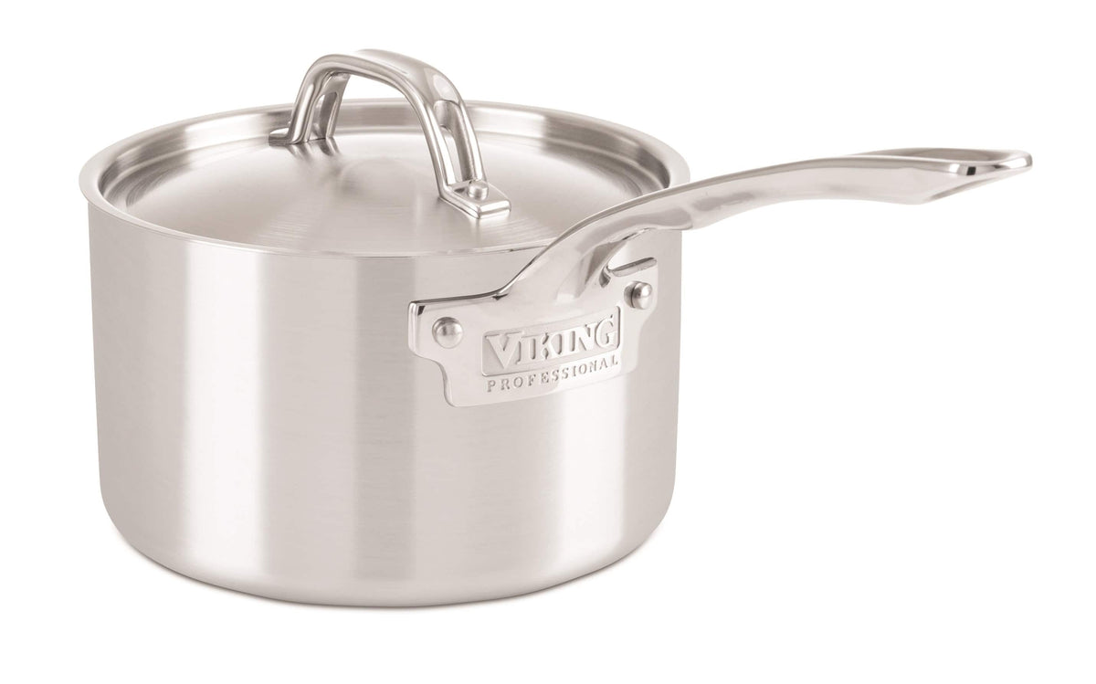 Viking - Professional 5 Ply, 10 Piece Cookware Set- Satin - Stainless Steel