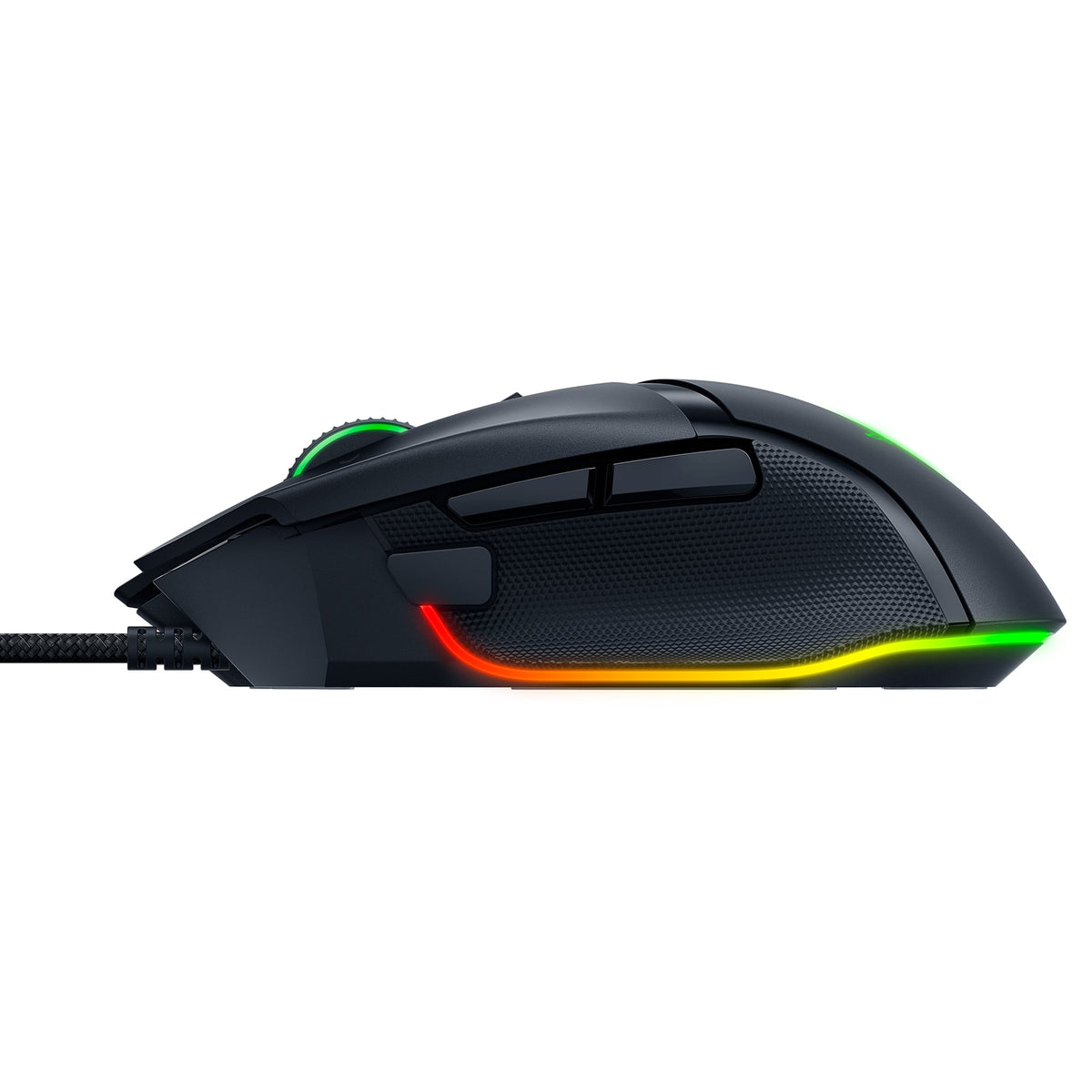 Razer - Basilisk V3 Optical Gaming Mouse with Chroma RBG Lighting - Wired - Black