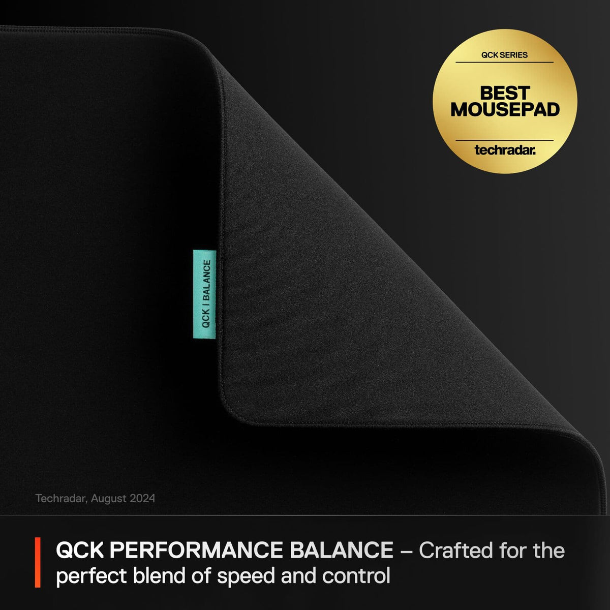 SteelSeries - QcK Performance Gaming Mouse Pad XL - Balance - Black