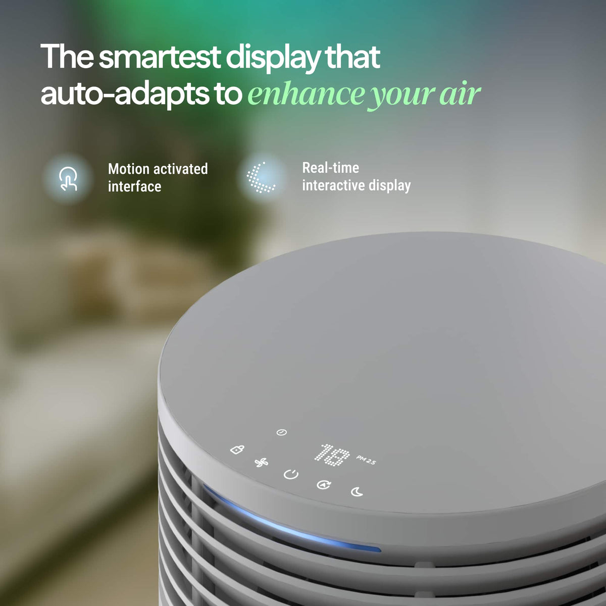 Blueair - Blue Signature Smart Air Purifier for Medium Rooms up to 498 sq ft - Nordic Fog
