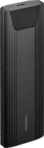 Insignia™ - M.2 NVMe to USB-C SSD Enclosure - Black
