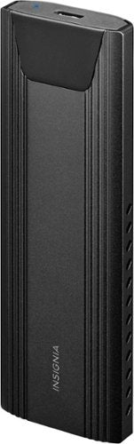 Insignia™ - M.2 NVMe to USB-C SSD Enclosure - Black