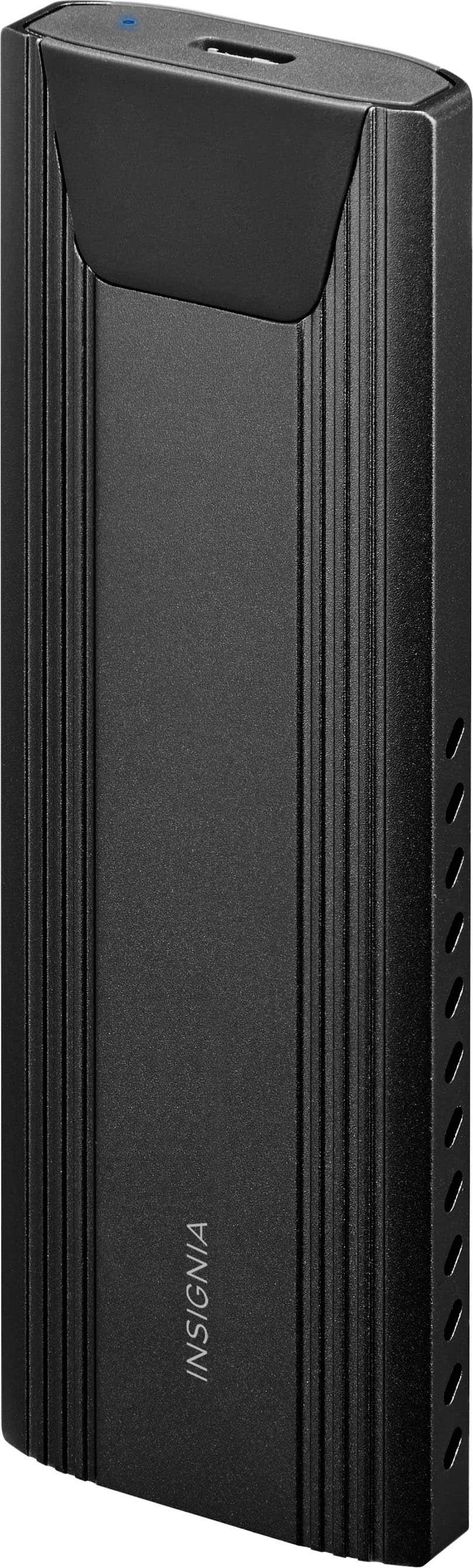 Insignia™ - M.2 NVMe to USB-C SSD Enclosure - Black