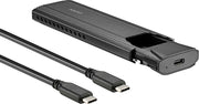 Insignia™ - M.2 NVMe to USB-C SSD Enclosure - Black