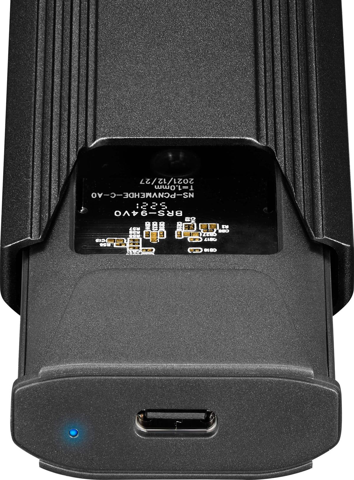 Insignia™ - M.2 NVMe to USB-C SSD Enclosure - Black