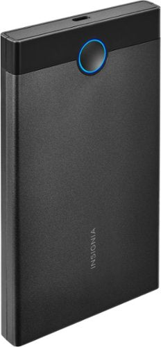 Insignia™ - 2.5" SATA to USB-C HDD Enclosure - Black