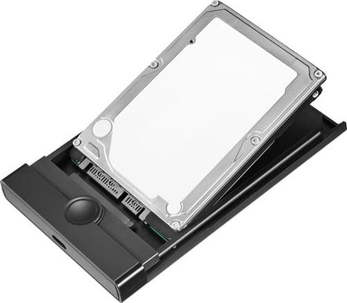 Insignia™ - 2.5" SATA to USB-C HDD Enclosure - Black