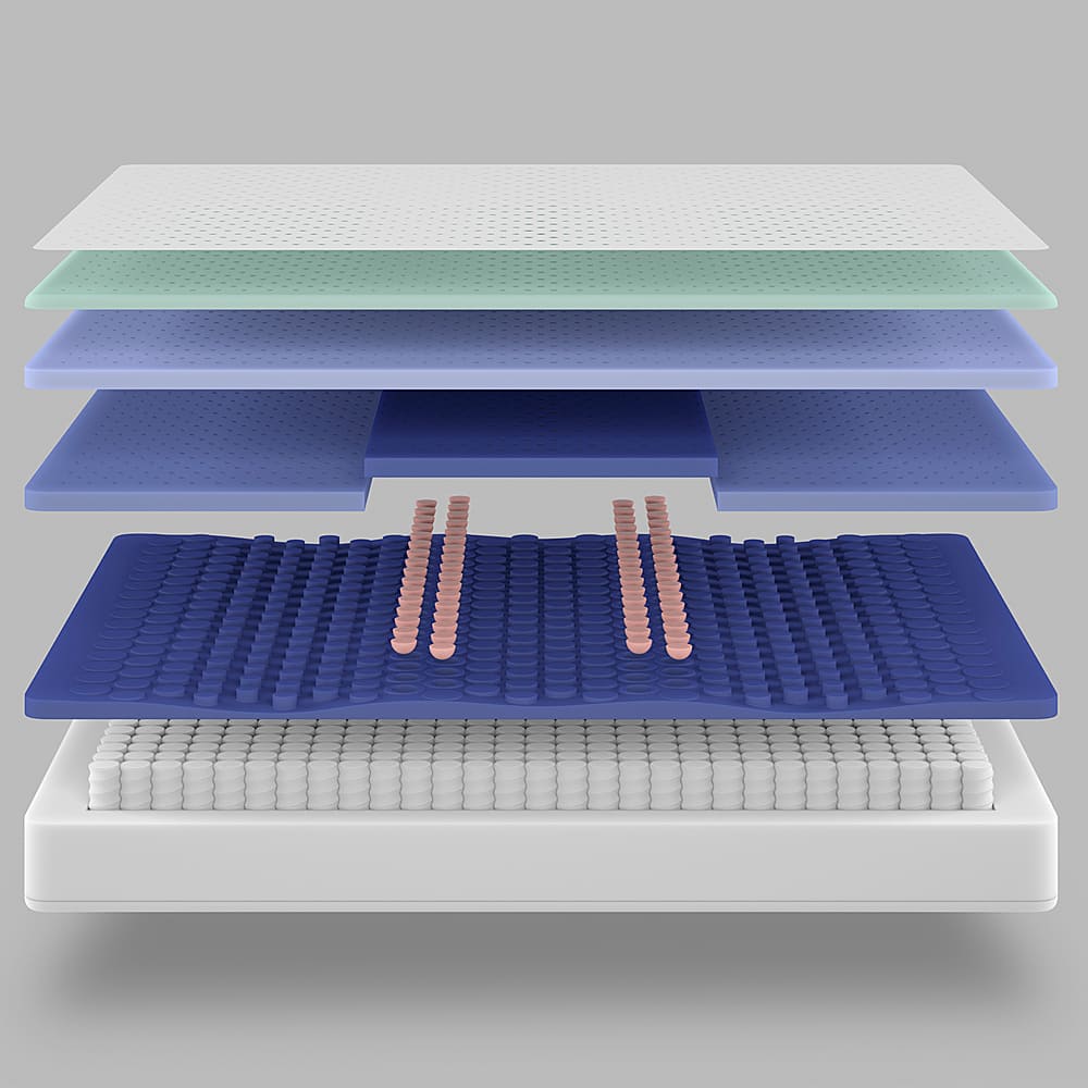 Casper - Wave Hybrid Mattress, California King - Gray