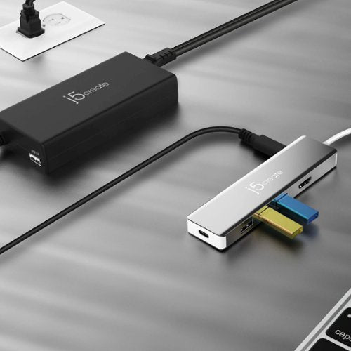 j5create - 100W Super Charger - Works with Chromebook Certified - Black