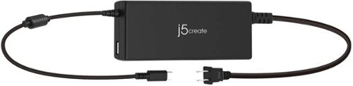 j5create - 100W Super Charger - Works with Chromebook Certified - Black