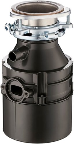 InSinkerator - Badger 5 Lift and Latch Standard Series 1/2 HP Continuous Feed Garbage Disposal with Power Cord - Gray