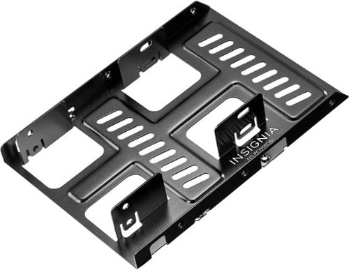 Insignia™ - Dual Drive Mount for 2.5” SATA, SSDs or Hard Drives - Black