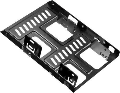 Insignia™ - Dual Drive Mount for 2.5” SATA, SSDs or Hard Drives - Black