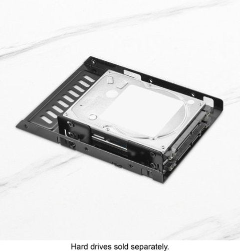 Insignia™ - Dual Drive Mount for 2.5” SATA, SSDs or Hard Drives - Black