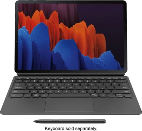 Samsung - Geek Squad Refurbished Good - Galaxy Tab S7 Plus - 12.4” - 128GB - With S Pen - Wi-Fi - Mystic Black