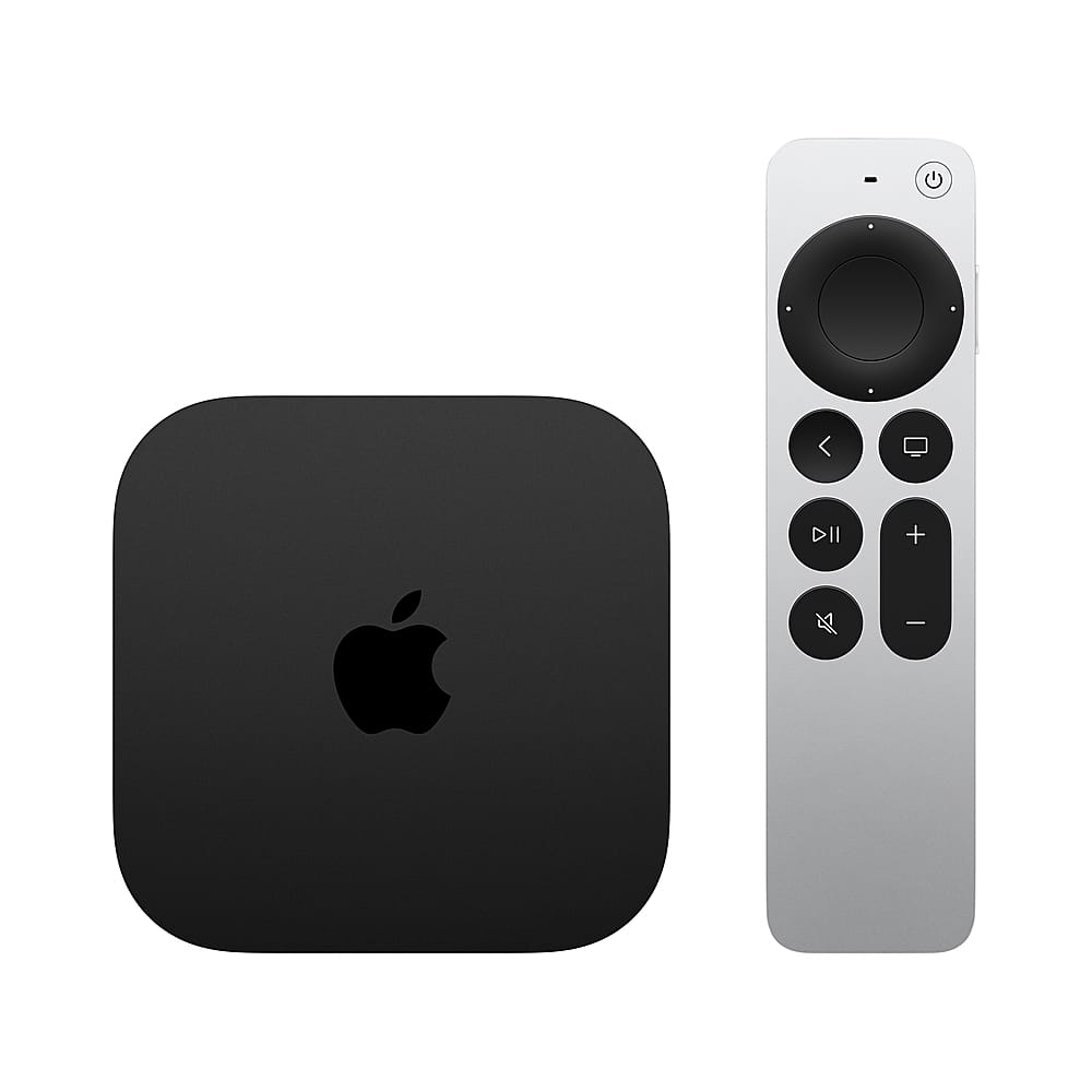 Apple - TV 4K 64GB Streaming Device (3rd generation) - Wi-Fi - Black