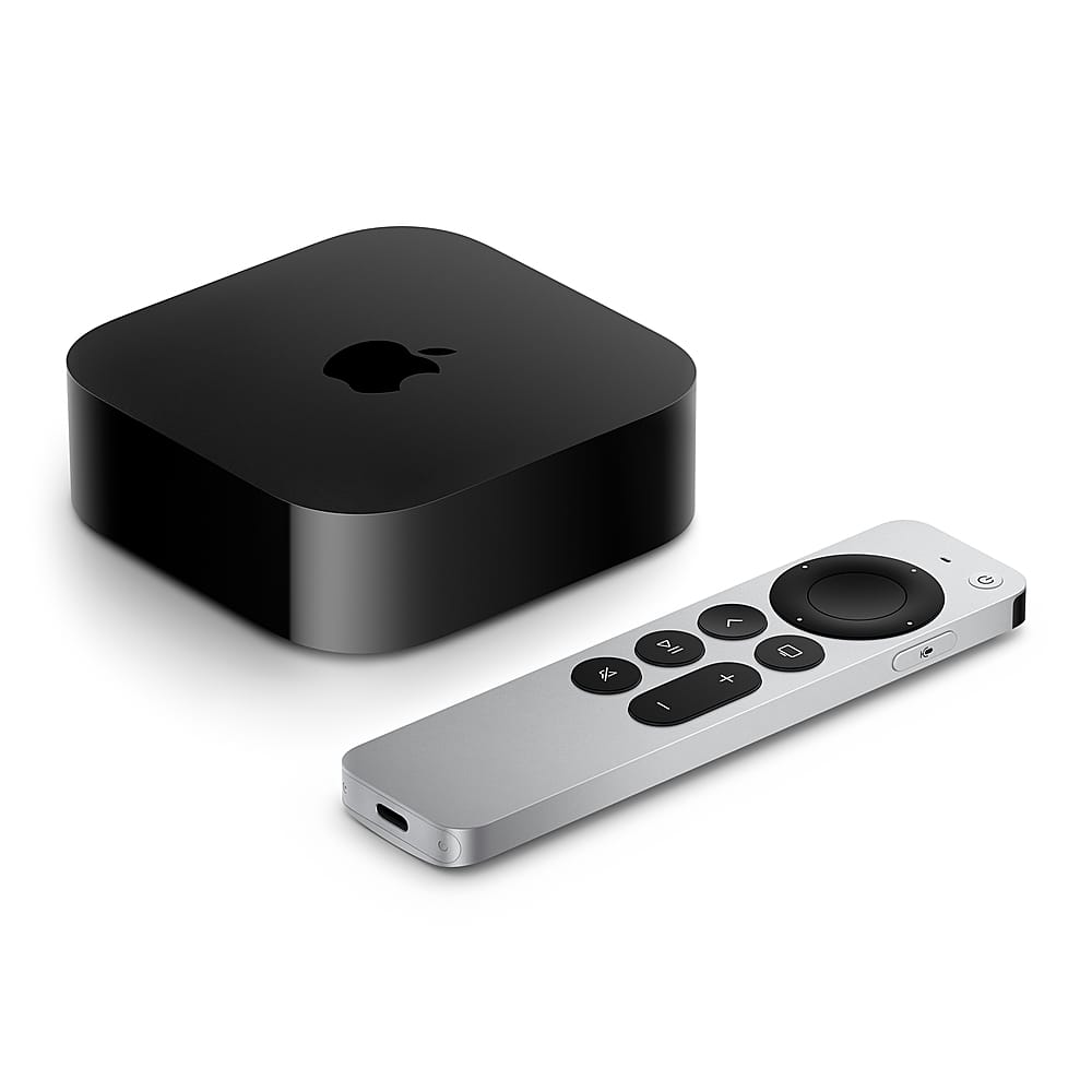 Apple - TV 4K 64GB Streaming Device (3rd generation) - Wi-Fi - Black