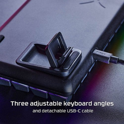 HyperX - Alloy Origins 65% Compact Wired Mechanical Red Linear Switch Gaming Keyboard with RGB Lighting - Black
