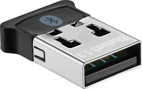 Insignia™ - Bluetooth 5.0 USB Adapter for Laptops and Desktops Compatible with Windows 8.1, 10, and 11 - Black