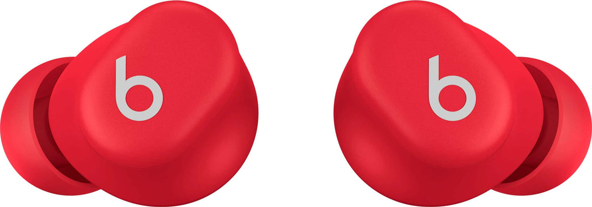 Beats - Geek Squad Refurbished Good - Solo Buds True Wireless Earbuds - Transparent Red