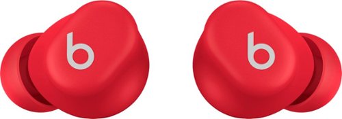 Beats - Geek Squad Refurbished Good - Solo Buds True Wireless Earbuds - Transparent Red