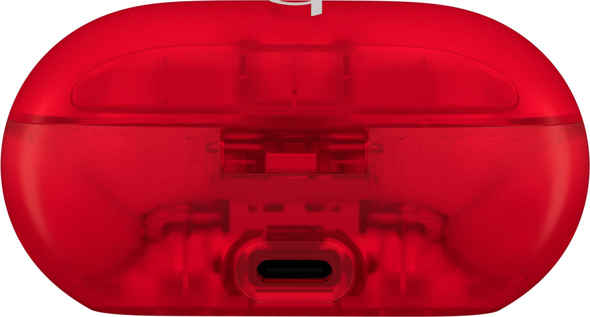 Beats - Geek Squad Refurbished Good - Solo Buds True Wireless Earbuds - Transparent Red