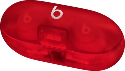 Beats - Geek Squad Refurbished Good - Solo Buds True Wireless Earbuds - Transparent Red