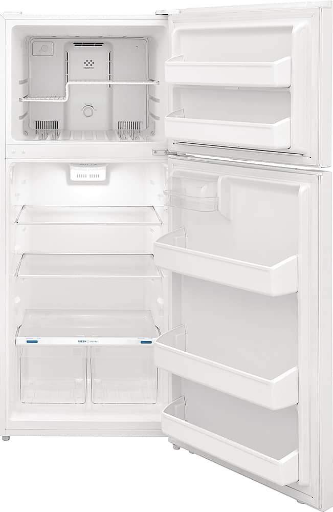 Frigidaire - 30 in. Wide 17.6 Cu. Ft. Top Freezer Refrigerator - White