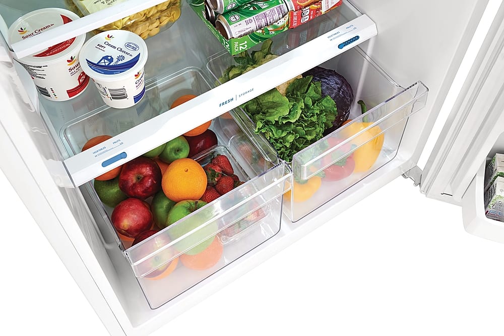 Frigidaire - 30 in. Wide 17.6 Cu. Ft. Top Freezer Refrigerator - White