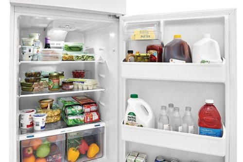 Frigidaire - 30 in. Wide 17.6 Cu. Ft. Top Freezer Refrigerator - White